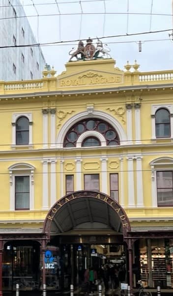Royal Arcade - Bourke Street Mall Melbourne