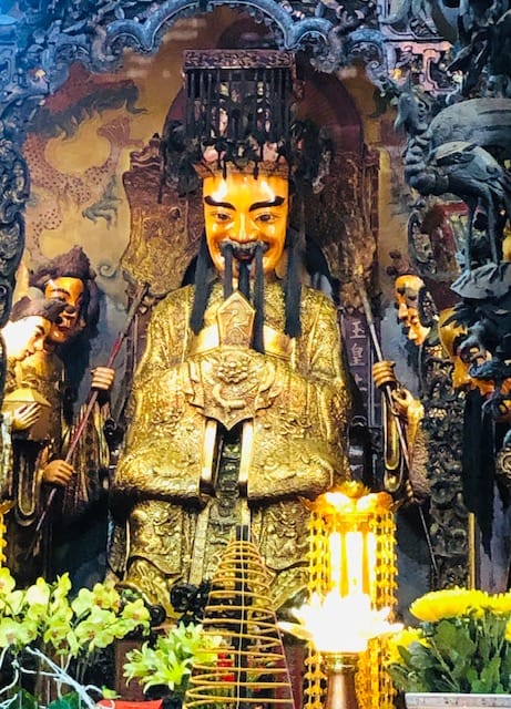 Statue at Jade Emperor Pagoda Ho Chi Minh City Vietnam