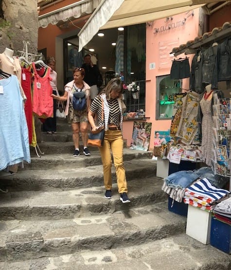 Shopping in Positano Italy