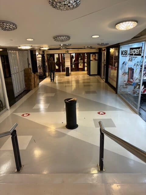 Underground shopping mall Montreal Canada