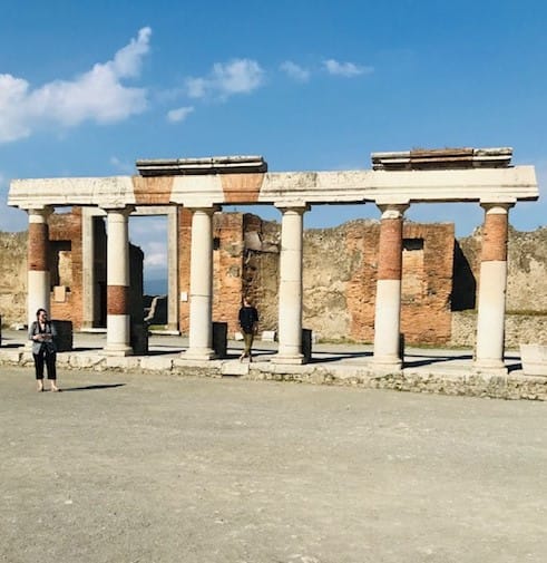 Forum in Pompeii Italy