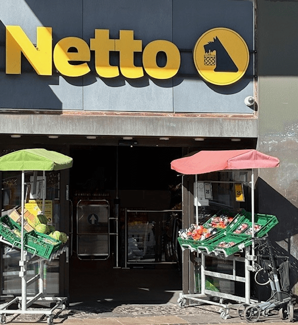 Netto Supermarket Copenhagen Denmark