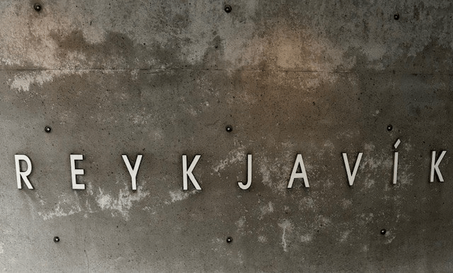 Reykjavik sign