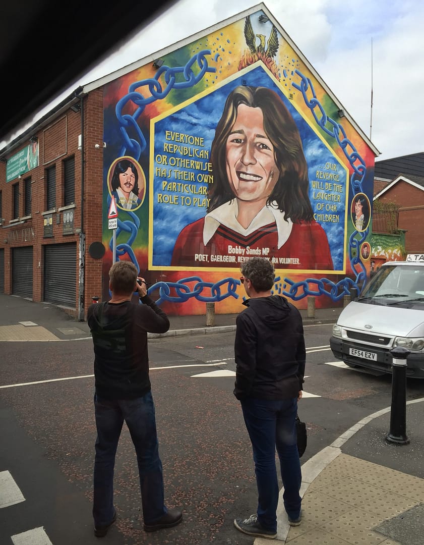 Bobby Sands Mural Belfast Northern Ireland
