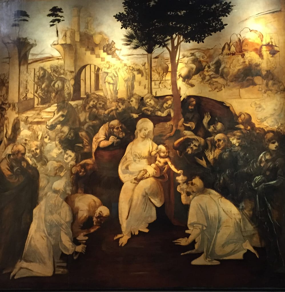 The Adoration of the Magi - Uffizi Gallery Florence Italy