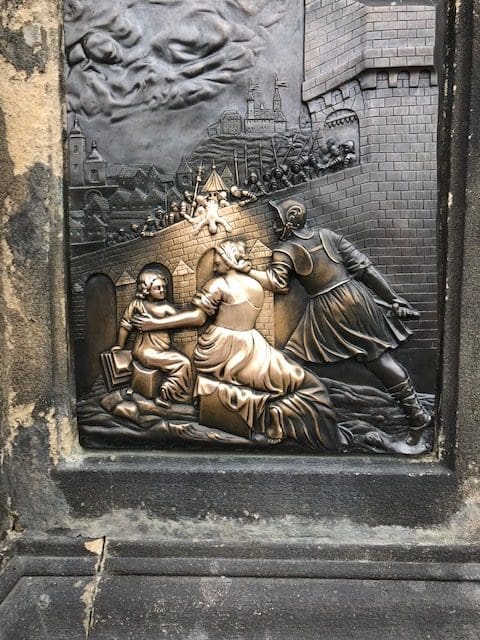 St John of Nepomuk on Charles Bridge Prague Czech Republic 