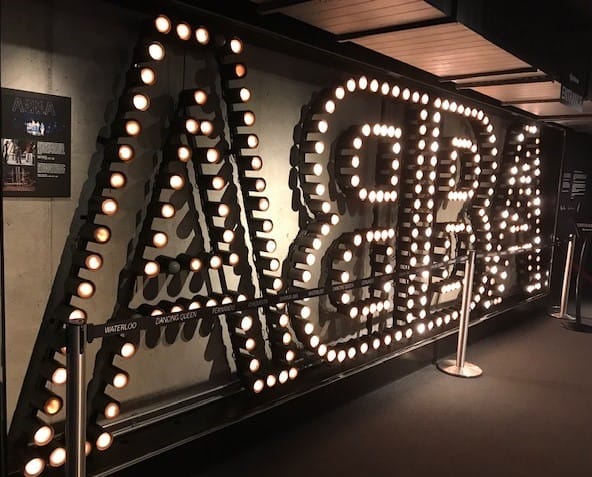 Entrance to ABBA Museum Stockholm Sweden 