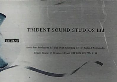 Trident Sound Studios London 