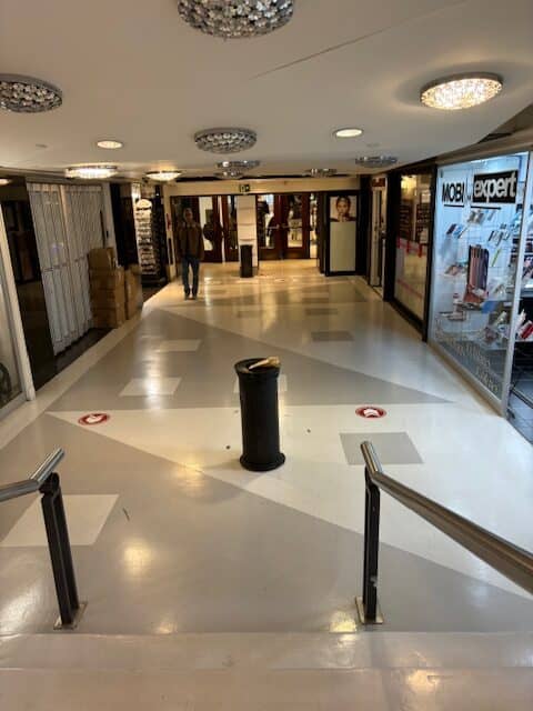 Underground shopping mall Montreal Canada 