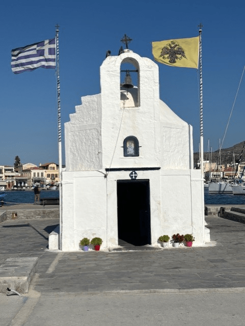 Greek church on Aegina Greece 