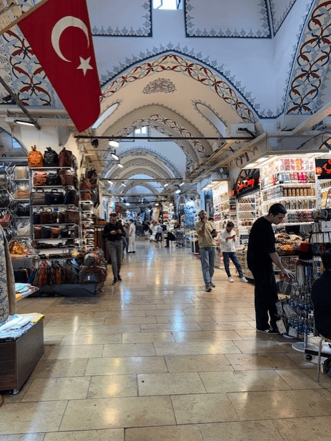 Inside the Grand Bazaar Istanbul Turkey 