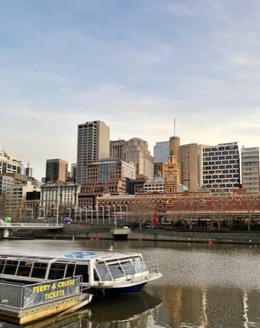 Southbank view Melbourne Australia