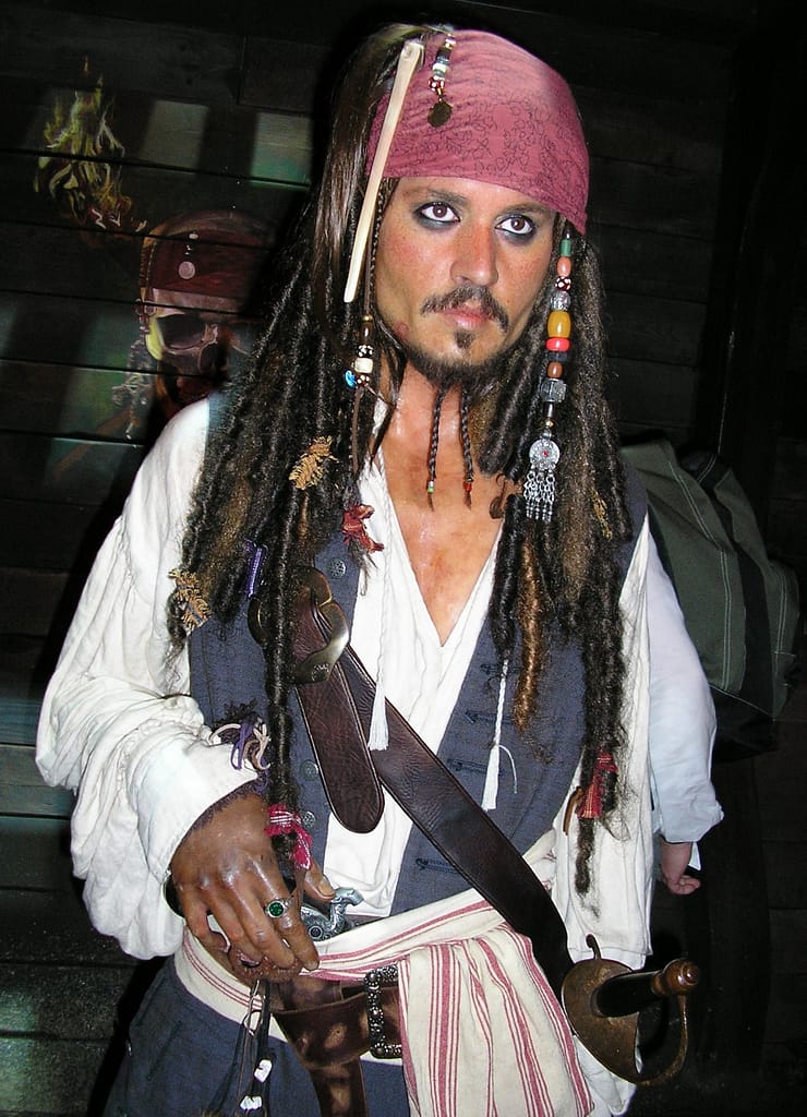 Johnny Depp wax figure
